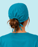 Premium Satin-Lined Scrub Cap Marina - Scrubloop