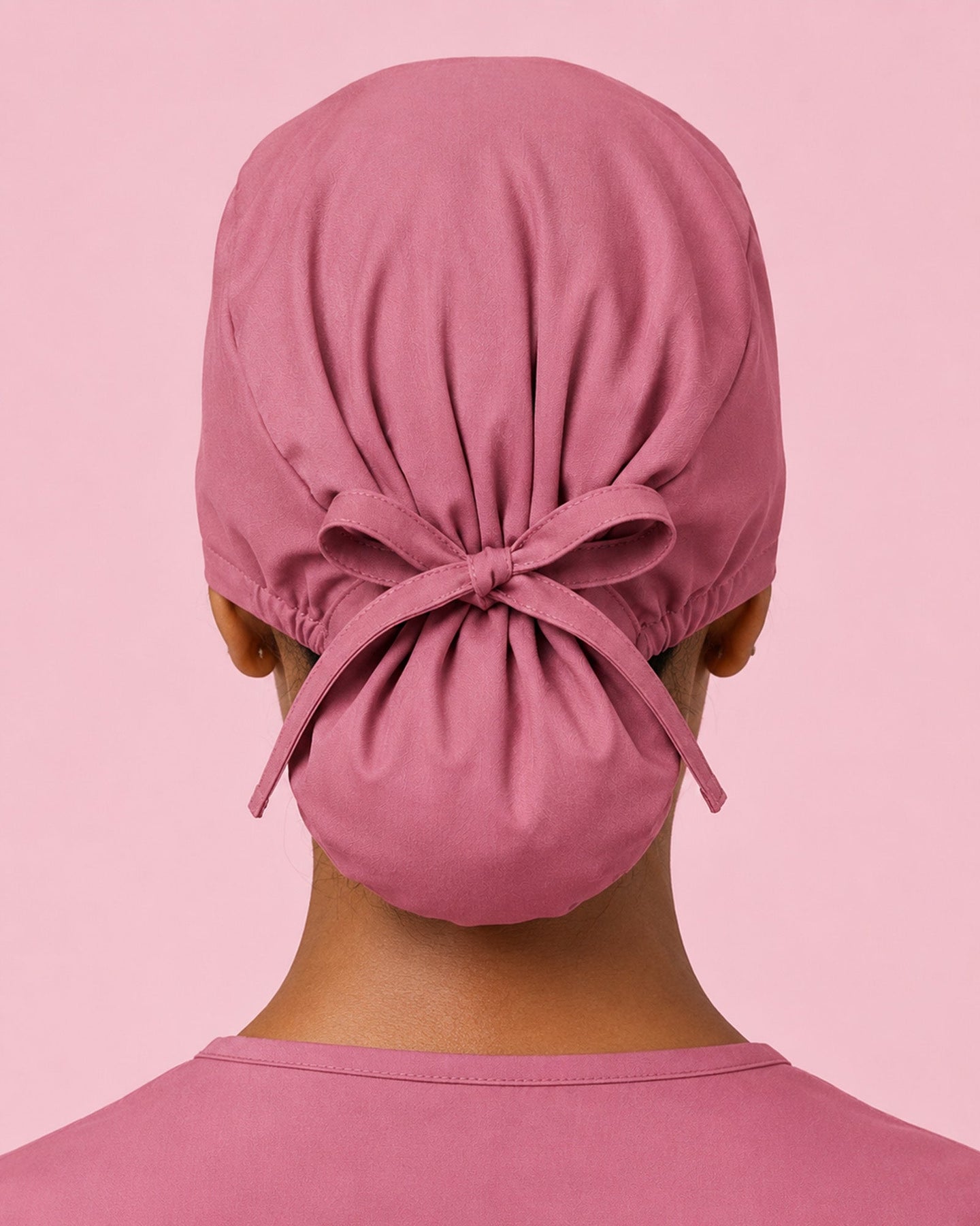 Premium Satin-Lined Scrub Cap Mauve - Scrubloop