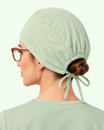 Premium Satin-Lined Scrub Cap Mint - Scrubloop