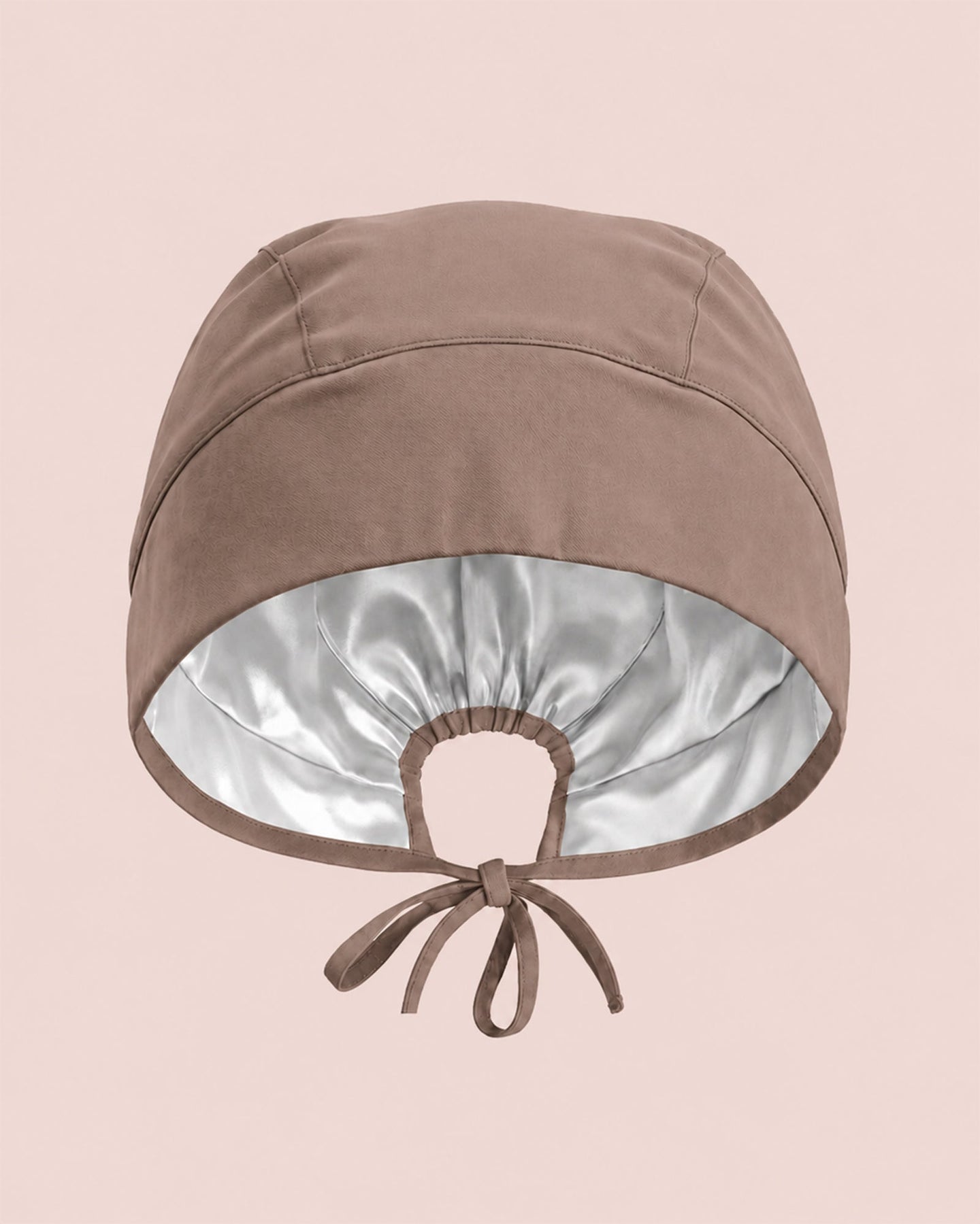 Premium Satin-Lined Scrub Cap Mocha - Scrubloop
