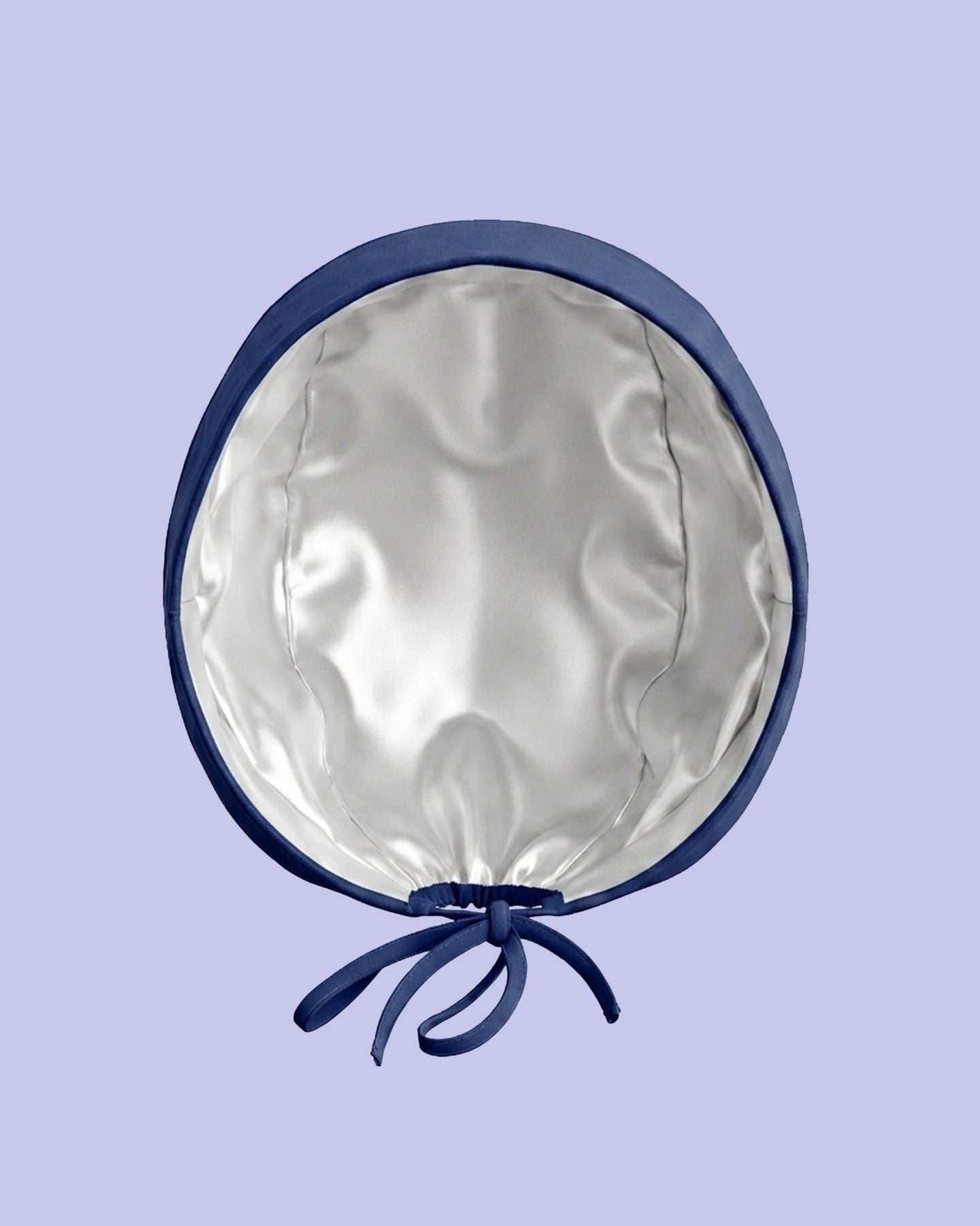 Premium Satin-Lined Scrub Cap Navy - Scrubloop
