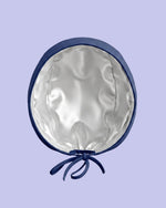 Premium Satin-Lined Scrub Cap Navy - Scrubloop