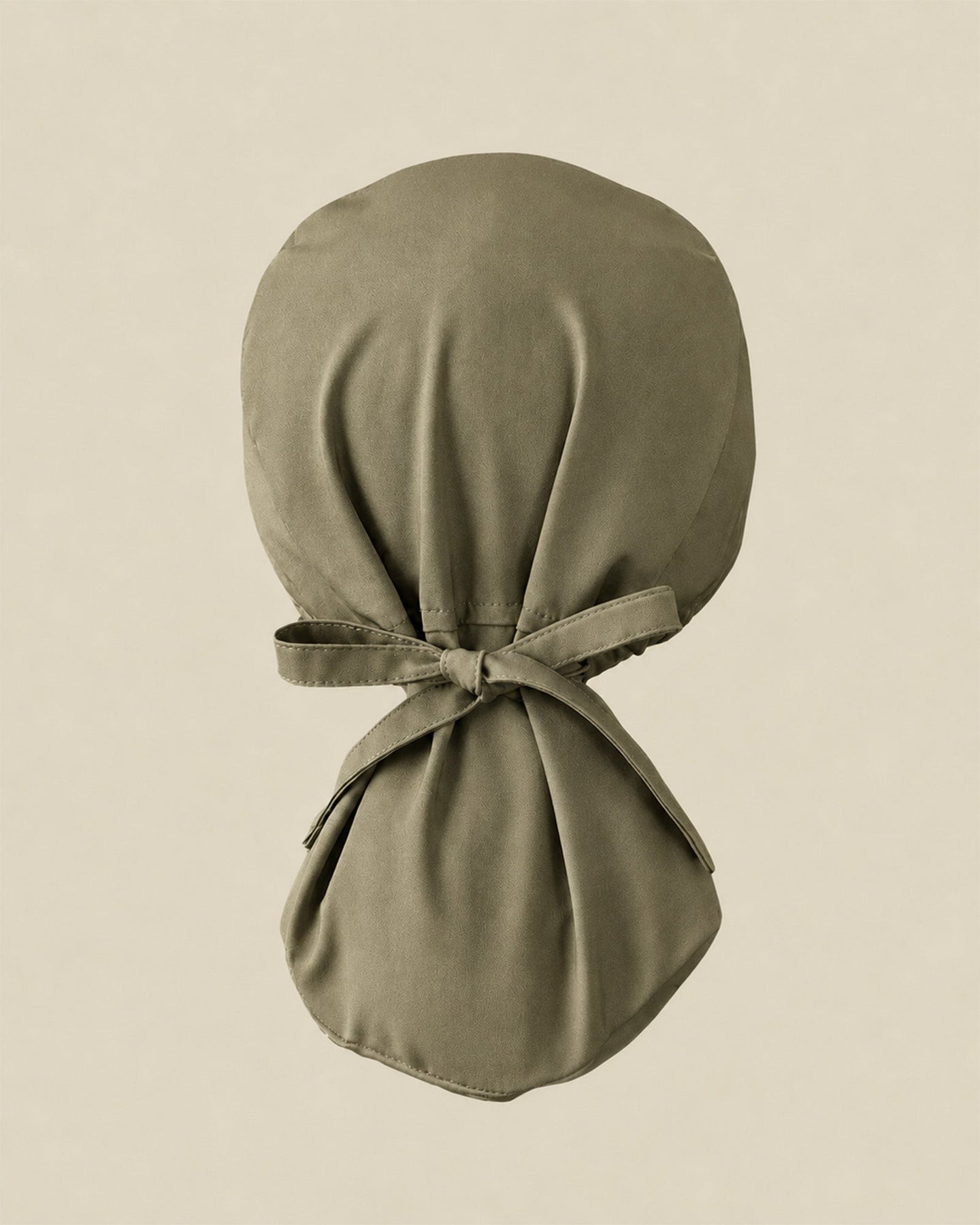Premium Satin-Lined Scrub Cap Olive - Scrubloop