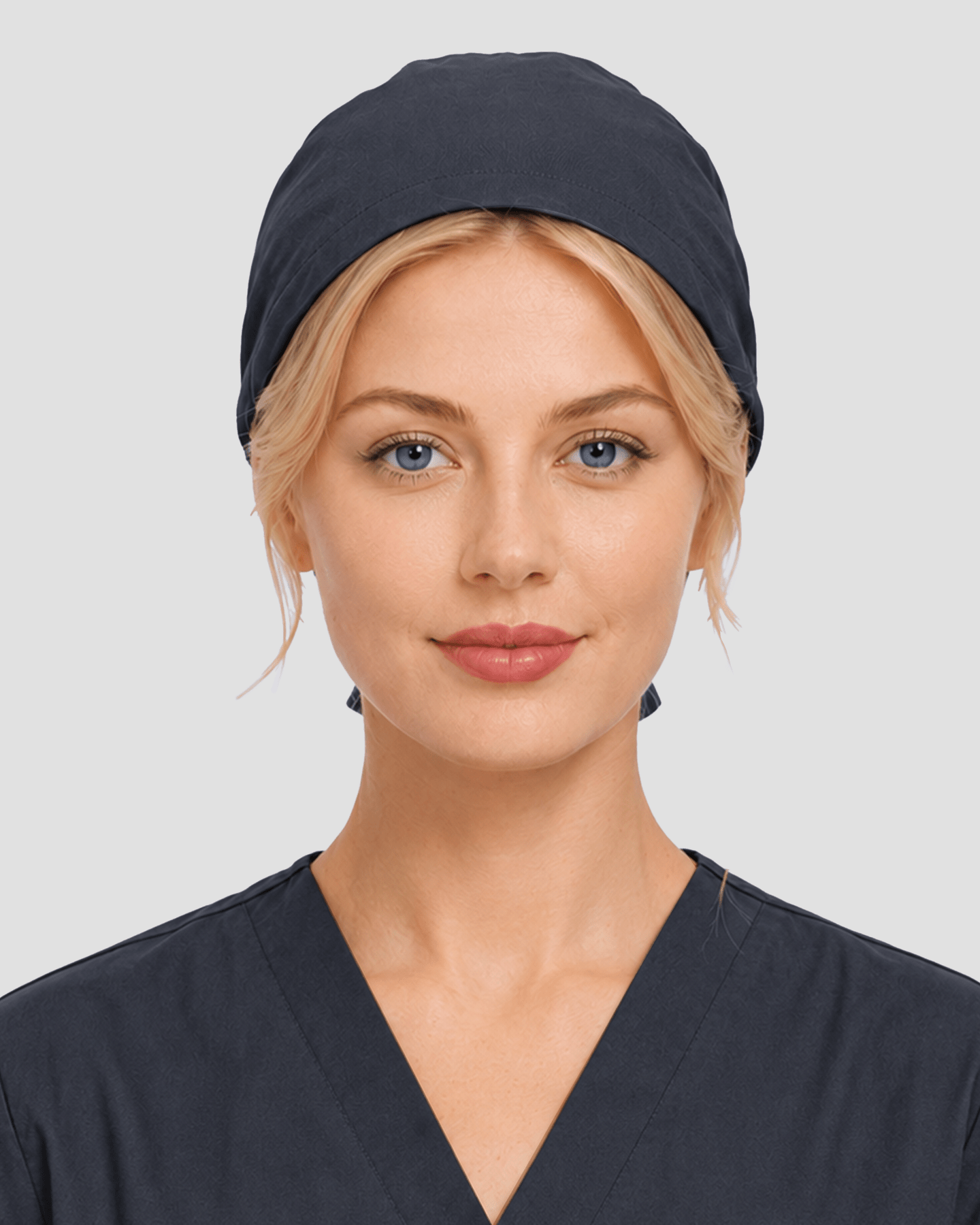 Premium Satin-Lined Scrub Cap Pewter - Scrubloop
