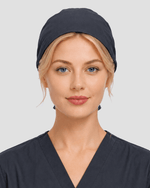 Premium Satin-Lined Scrub Cap Pewter - Scrubloop