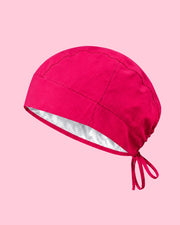 Premium Satin-Lined Scrub Cap Sangria