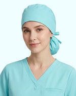Premium Satin-Lined Scrub Cap Surf - Scrubloop