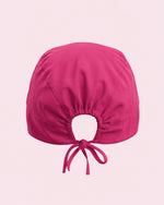Premium Satin-Lined Scrub Cap Wild Berry - Scrubloop