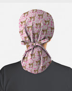 Pretty Pink Leopard Scrub Cap - Scrubloop