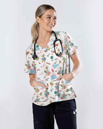 Registered Silly Goose Nurse Scrub Top - Scrubloop