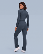 Sculpt Flare Scrub Legging Dark Harbor - Scrubloop