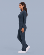Sculpt Flare Scrub Legging Dark Harbor - Scrubloop