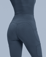 Sculpt Flare Scrub Legging Dark Harbor - Scrubloop