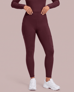 Sculpt Skinny Scrub Legging Burgundy - Scrubloop