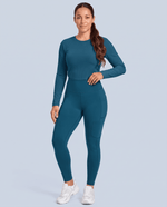 Sculpt Skinny Scrub Legging Caribbean Blue - Scrubloop