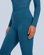 Sculpt Skinny Scrub Legging Caribbean Blue - Scrubloop