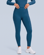 Sculpt Skinny Scrub Legging Caribbean Blue - Scrubloop