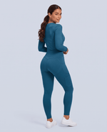 Sculpt Skinny Scrub Legging Caribbean Blue - Scrubloop