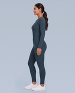 Sculpt Skinny Scrub Legging Dark Harbor - Scrubloop
