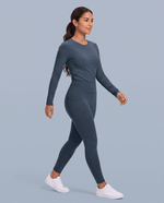 Sculpt Skinny Scrub Legging Dark Harbor - Scrubloop