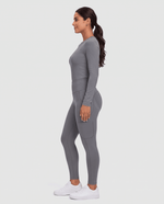 Sculpt Skinny Scrub Legging Heather Gray - Scrubloop