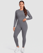 Sculpt Skinny Scrub Legging Heather Gray - Scrubloop