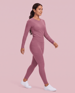 Sculpt Skinny Scrub Legging Mauve - Scrubloop