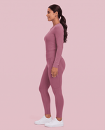 Sculpt Skinny Scrub Legging Mauve - Scrubloop