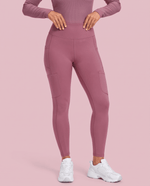 Sculpt Skinny Scrub Legging Mauve - Scrubloop