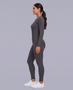 Sculpt Skinny Scrub Legging Pewter - Scrubloop