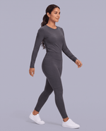 Sculpt Skinny Scrub Legging Pewter - Scrubloop