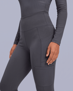 Sculpt Skinny Scrub Legging Pewter - Scrubloop