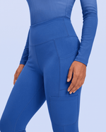 Sculpt Skinny Scrub Legging Royal Blue - Scrubloop