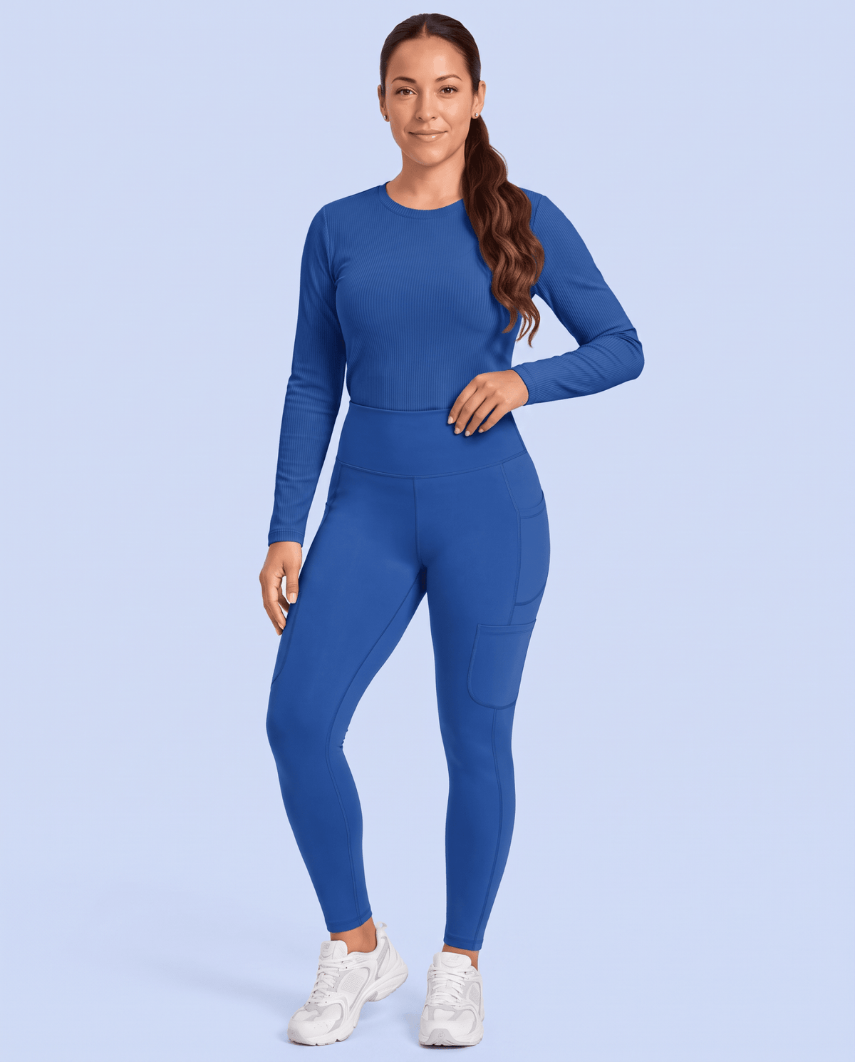 Sculpt Skinny Scrub Legging Royal Blue - Scrubloop