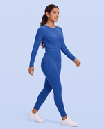 Sculpt Skinny Scrub Legging Royal Blue - Scrubloop