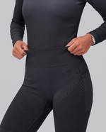 Seamless Sculpt Scrub Legging Black - Scrubloop
