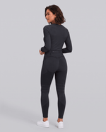 Seamless Sculpt Scrub Legging Black - Scrubloop