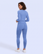 Seamless Sculpt Scrub Legging Ceil Blue - Scrubloop