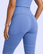 Seamless Sculpt Scrub Legging Ceil Blue - Scrubloop
