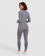 Seamless Sculpt Scrub Legging Heather Gray - Scrubloop
