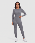 Seamless Sculpt Scrub Legging Heather Gray - Scrubloop