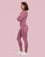 Seamless Sculpt Scrub Legging Mauve - Scrubloop