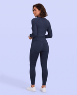 Seamless Sculpt Scrub Legging Navy - Scrubloop