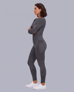Seamless Sculpt Scrub Legging Pewter - Scrubloop