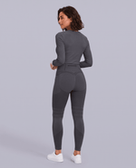 Seamless Sculpt Scrub Legging Pewter - Scrubloop