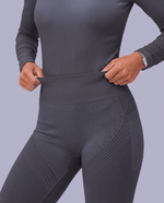 Seamless Sculpt Scrub Legging Pewter - Scrubloop