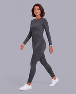 Seamless Sculpt Scrub Legging Pewter - Scrubloop