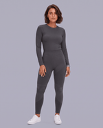 Seamless Sculpt Scrub Legging Pewter - Scrubloop