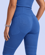 Seamless Sculpt Scrub Legging Royal Blue - Scrubloop