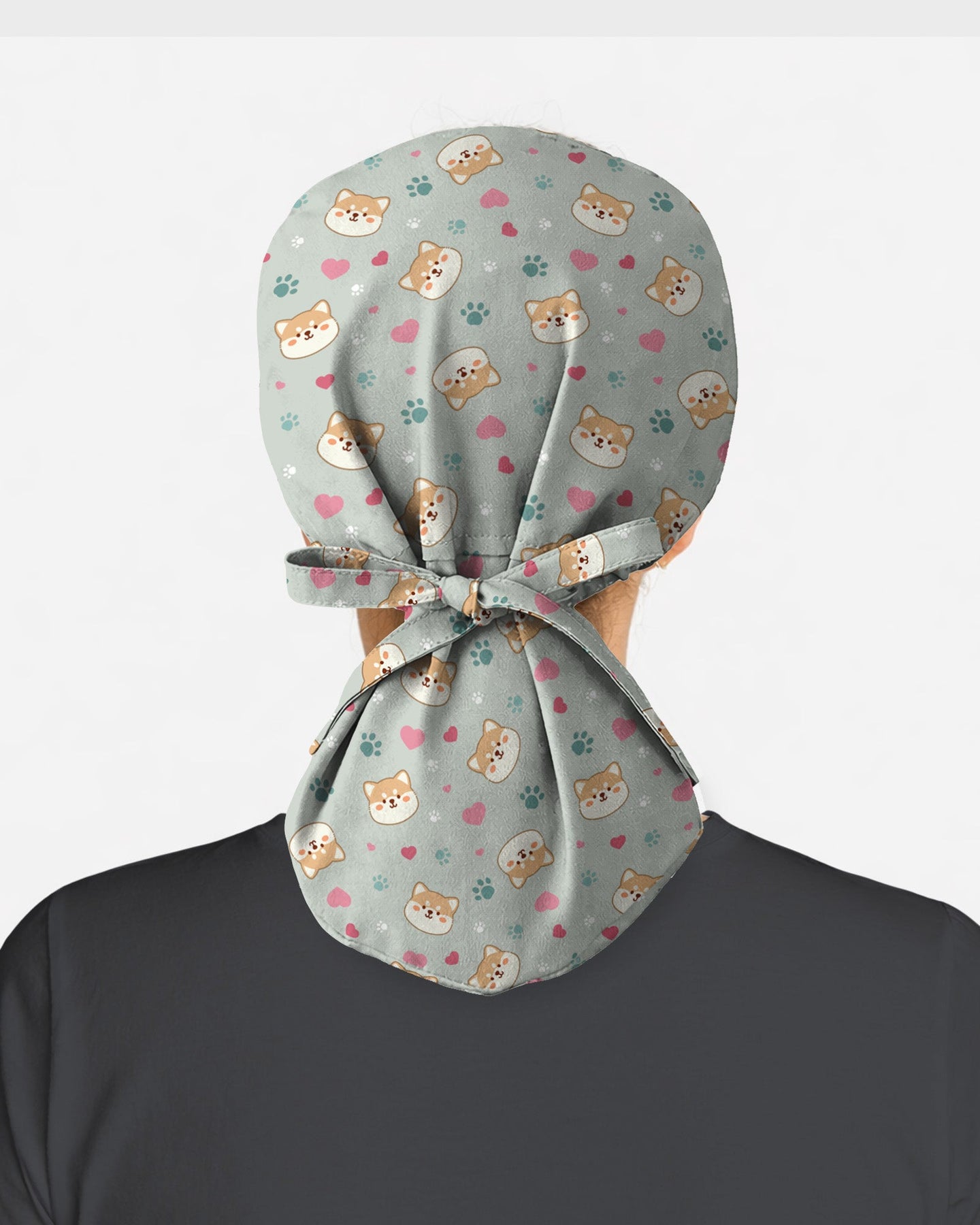 Shiba Inu Playful Kawaii Spirit Scrub Cap - Scrubloop